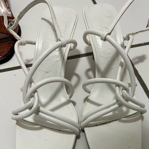 Zara White sandals